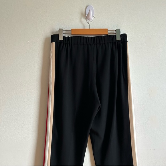 Aritzia Babaton Conan Black Red Racer Side Stripes Tailored Pants - Picture 8 of 12
